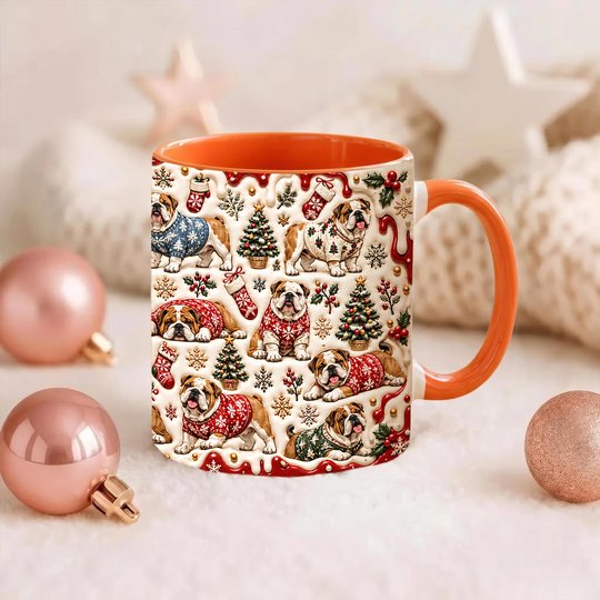 English Bulldog Accent Edge-to-Edge Mug CM26102038