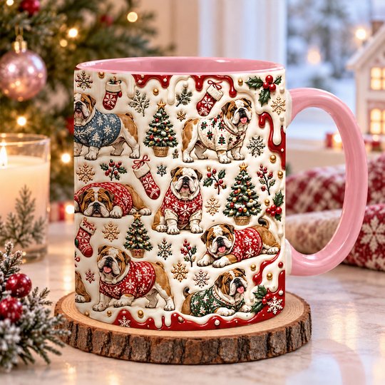 English Bulldog Accent Edge-to-Edge Mug CM26102038