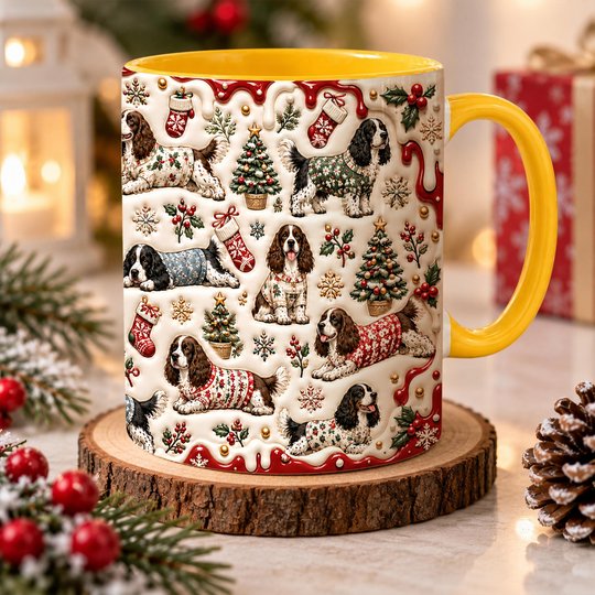 English Springer Spaniel Accent Edge-to-Edge Mug CM26102039