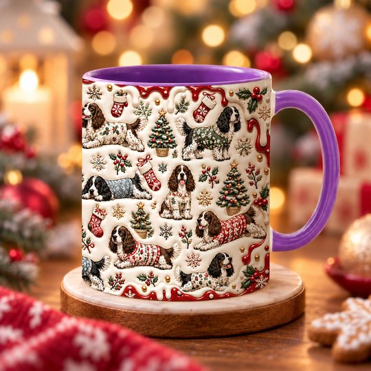 English Springer Spaniel Accent Edge-to-Edge Mug CM26102039