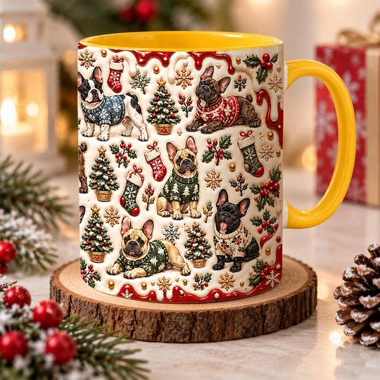 French Bulldog Accent Edge-to-Edge Mug CM26102040
