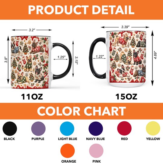 French Bulldog Accent Edge-to-Edge Mug CM26102040