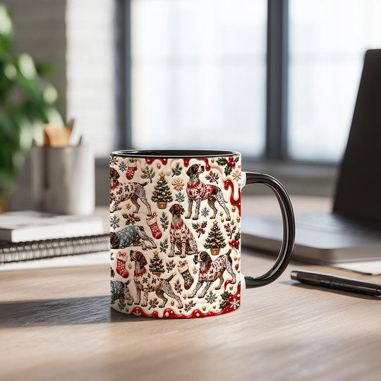 German Shorthaired Pointer Accent Edge-to-Edge Mug CM26102041