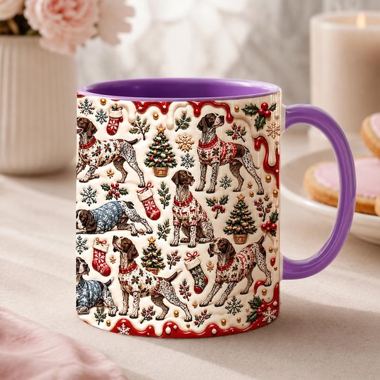 German Shorthaired Pointer Accent Edge-to-Edge Mug CM26102041