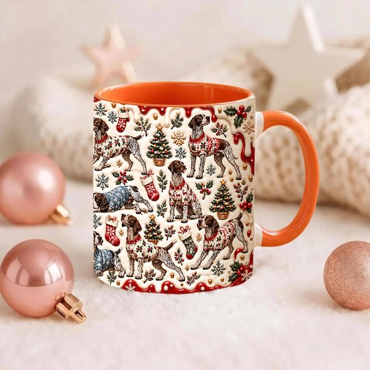 German Shorthaired Pointer Accent Edge-to-Edge Mug CM26102041