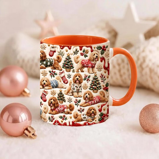 Goldendoodle Accent Edge-to-Edge Mug CM26102042