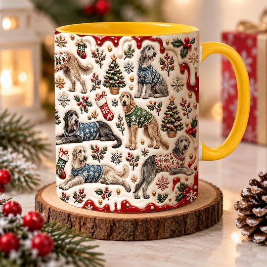 Irish Wolfhound Accent Edge-to-Edge Mug CM26102044