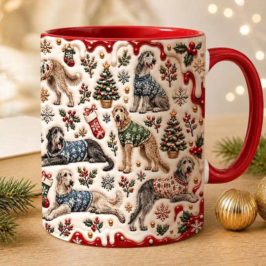Irish Wolfhound Accent Edge-to-Edge Mug CM26102044