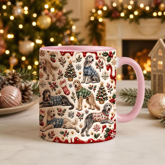 Irish Wolfhound Accent Edge-to-Edge Mug CM26102044