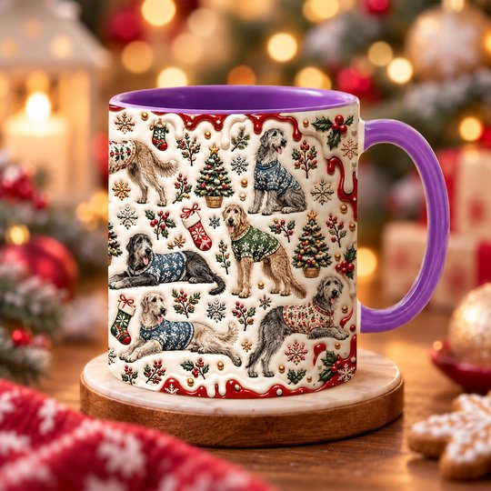 Irish Wolfhound Accent Edge-to-Edge Mug CM26102044