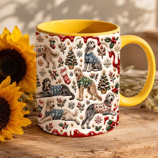Irish Wolfhound Accent Edge-to-Edge Mug CM26102044