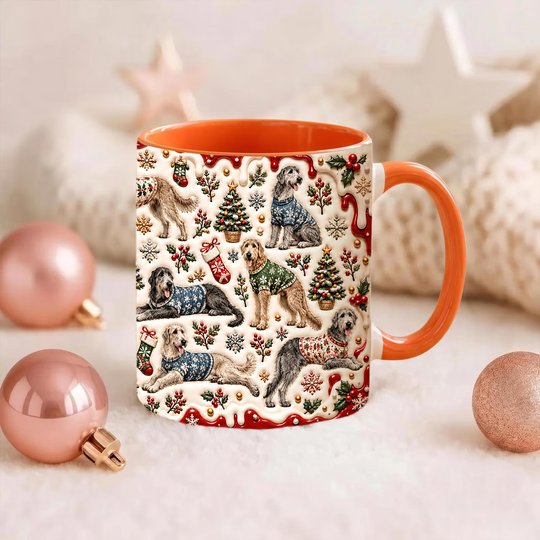 Irish Wolfhound Accent Edge-to-Edge Mug CM26102044