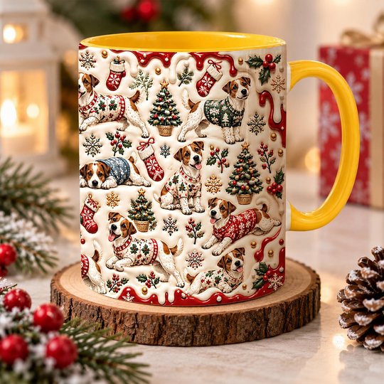 Jack Russell Terrier Accent Edge-to-Edge Mug CM26102046