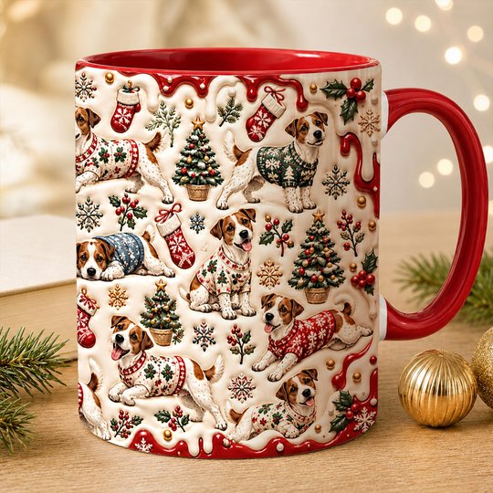 Jack Russell Terrier Accent Edge-to-Edge Mug CM26102046