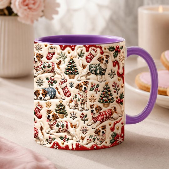 Jack Russell Terrier Accent Edge-to-Edge Mug CM26102046