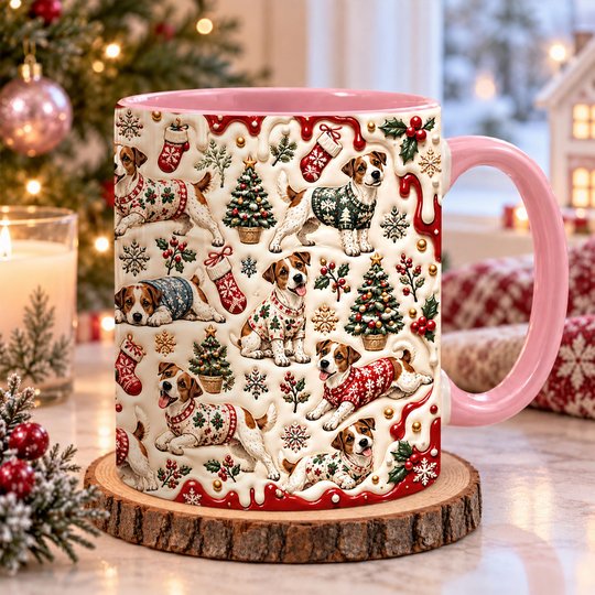 Jack Russell Terrier Accent Edge-to-Edge Mug CM26102046