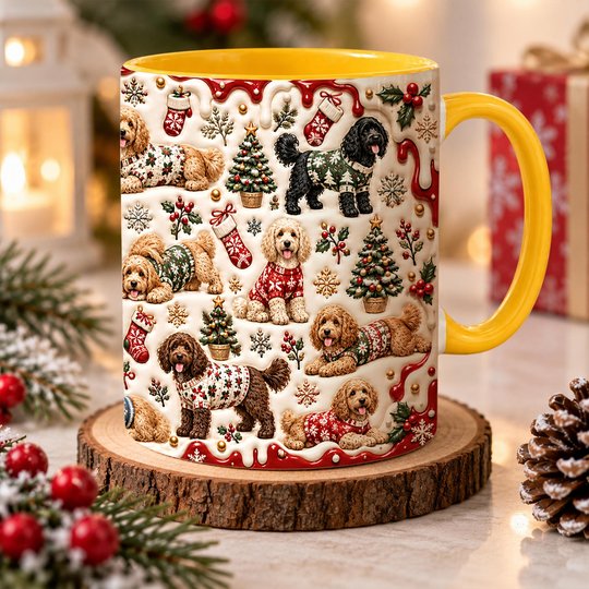 Labradoodle Accent Edge-to-Edge Mug CM26102047