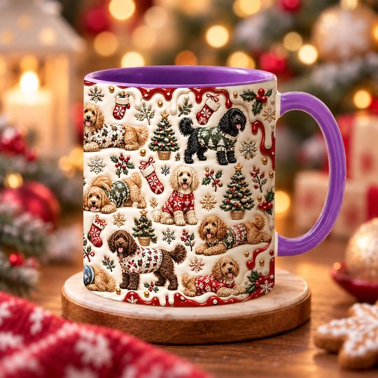 Labradoodle Accent Edge-to-Edge Mug CM26102047