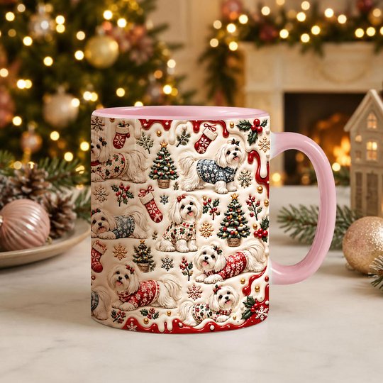 Maltese Accent Edge-to-Edge Mug CM26102048