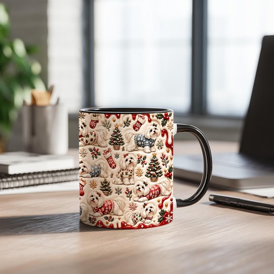 Maltese Accent Edge-to-Edge Mug CM26102048