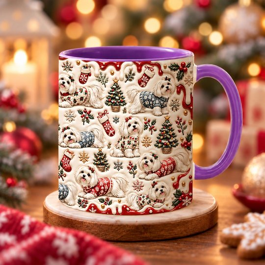 Maltese Accent Edge-to-Edge Mug CM26102048