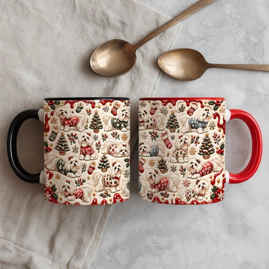 Maltese Accent Edge-to-Edge Mug CM26102048