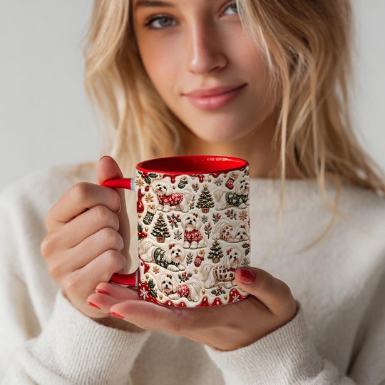 Maltese Accent Edge-to-Edge Mug CM26102048