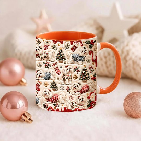 Maltese Accent Edge-to-Edge Mug CM26102048