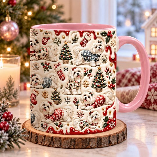 Maltese Accent Edge-to-Edge Mug CM26102048
