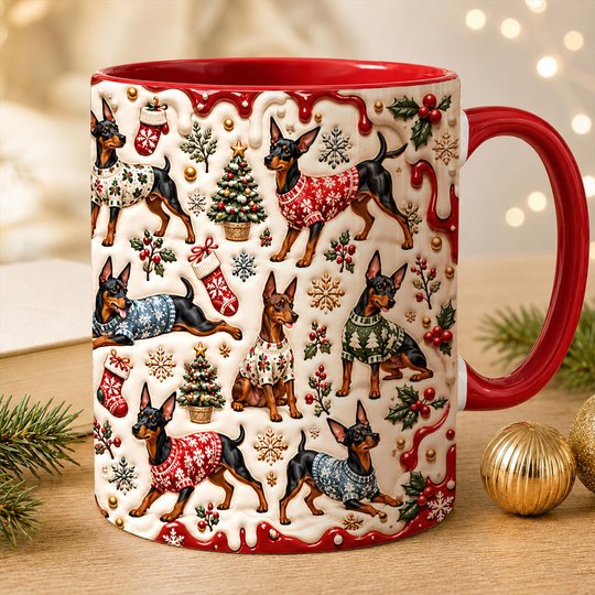 Miniature Pinscher Accent Edge-to-Edge Mug CM26102049