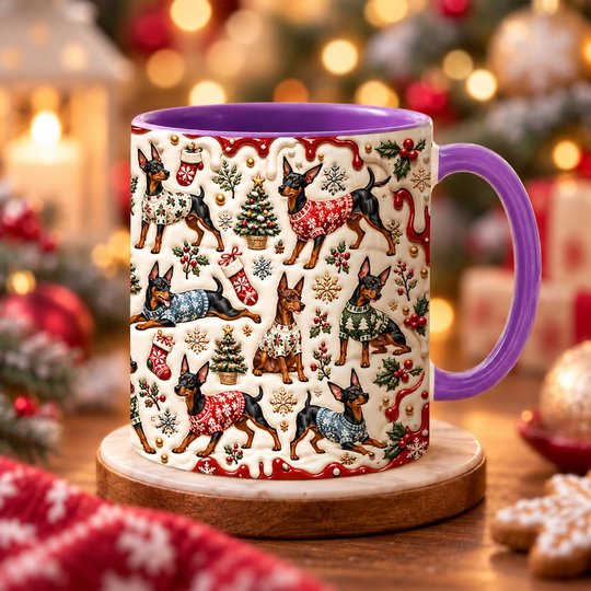 Miniature Pinscher Accent Edge-to-Edge Mug CM26102049