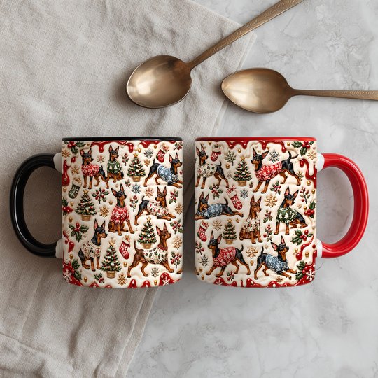 Miniature Pinscher Accent Edge-to-Edge Mug CM26102049
