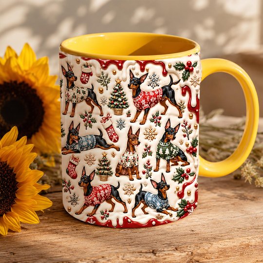 Miniature Pinscher Accent Edge-to-Edge Mug CM26102049