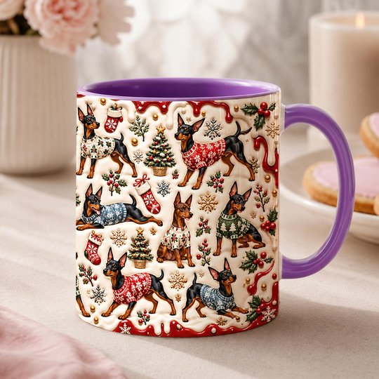 Miniature Pinscher Accent Edge-to-Edge Mug CM26102049