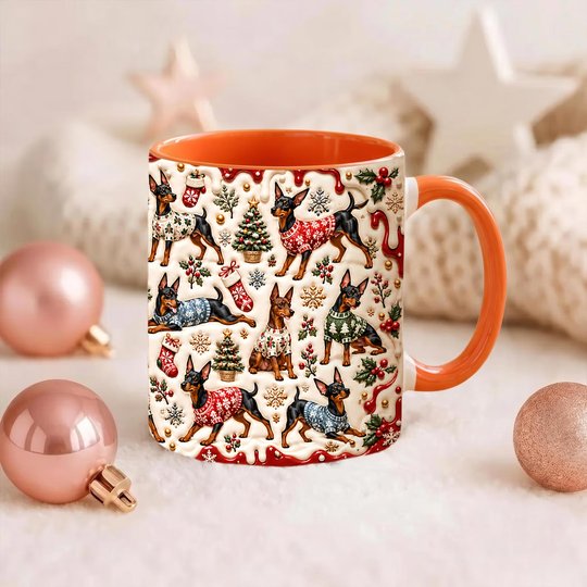 Miniature Pinscher Accent Edge-to-Edge Mug CM26102049