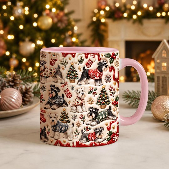 Miniature Schnauzer Accent Edge-to-Edge Mug CM26102050
