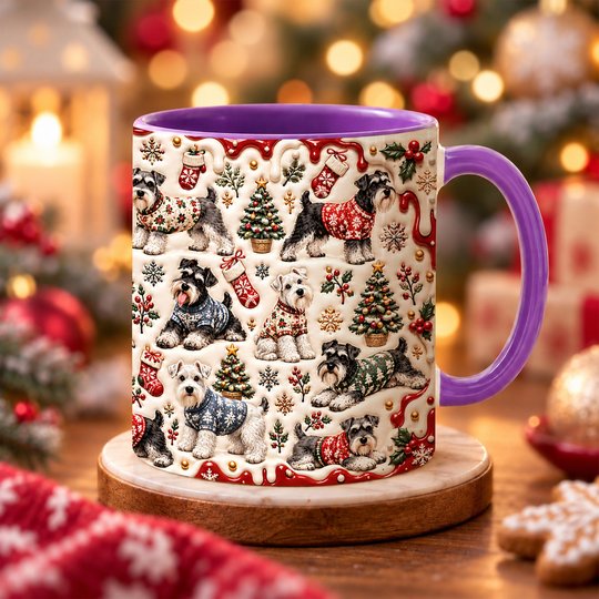 Miniature Schnauzer Accent Edge-to-Edge Mug CM26102050