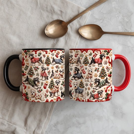 Miniature Schnauzer Accent Edge-to-Edge Mug CM26102050