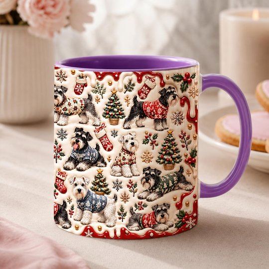 Miniature Schnauzer Accent Edge-to-Edge Mug CM26102050