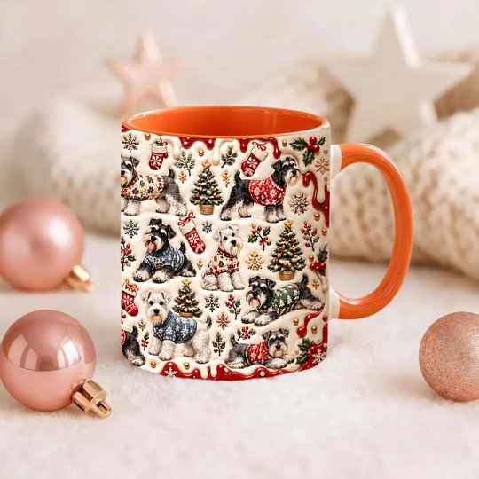 Miniature Schnauzer Accent Edge-to-Edge Mug CM26102050