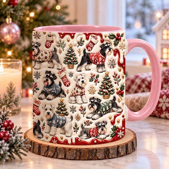 Miniature Schnauzer Accent Edge-to-Edge Mug CM26102050