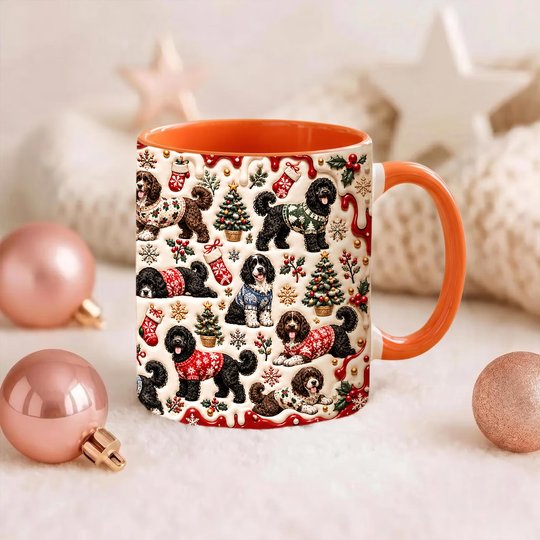 Portuguese Water Dog Accent Edge-to-Edge Mug CM26102054
