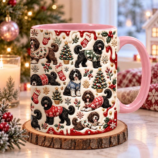 Portuguese Water Dog Accent Edge-to-Edge Mug CM26102054