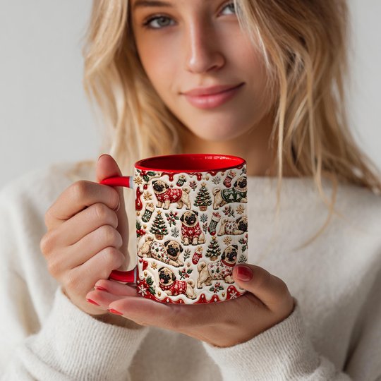 Pug Accent Edge-to-Edge Mug CM26102055