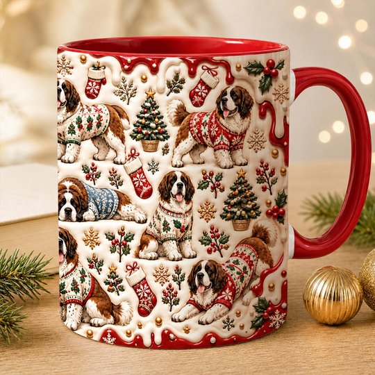 Saint Bernard Accent Edge-to-Edge Mug CM26102056