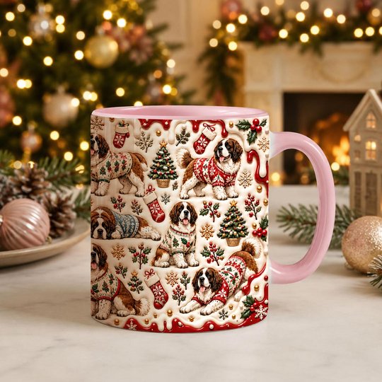 Saint Bernard Accent Edge-to-Edge Mug CM26102056