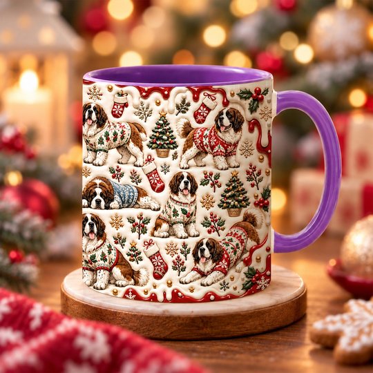 Saint Bernard Accent Edge-to-Edge Mug CM26102056