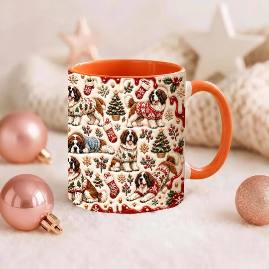 Saint Bernard Accent Edge-to-Edge Mug CM26102056