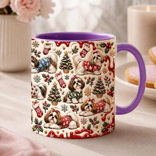 Shih Tzu Accent Edge-to-Edge Mug CM26102059