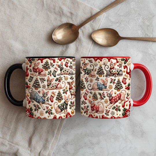 Sphynx Cat Accent Edge-to-Edge Mug CM26102060